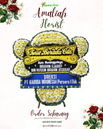 Papan Bunga Duka di Wismakerta