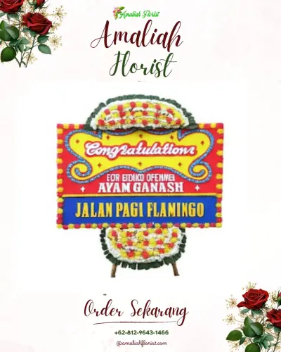 Bunga Papan Congratulation di Wismakerta